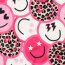 French Terry Digital Leo Smilys - pink