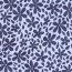 Musselin Blütenregen - jeansblau/hellblau