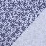 Musselin Blütenregen - jeansblau/hellblau