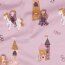 Baumwollpopeline Märchenprinzessin - kaltrosa
