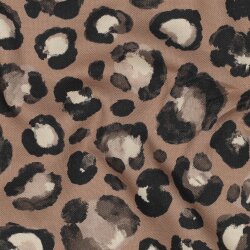 Canvas Digital Leopunkte - kamel