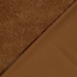 Feincord Stretch *Mila* Uni - nougatbraun