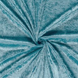 Pannesamt *Marie* Uni - wasserblau