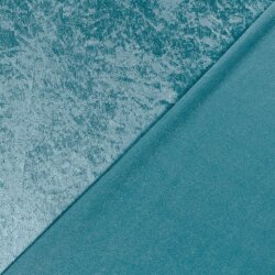 Pannesamt *Marie* Uni - wasserblau