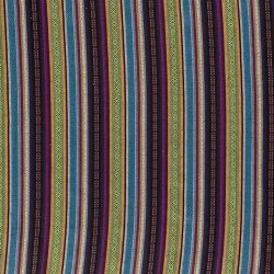 Jacquard mexikanische Streifen - dunkelblau