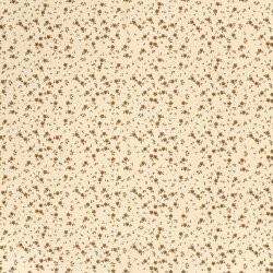 Funktions und Badeanzugstoff Recycled LSF50 kleine Blümchen - beige