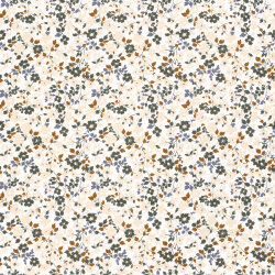 Funktions und Badeanzugstoff Recycled LSF50 Blumenranken - creme