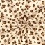 Funktions und Badeanzugstoff Recycled LSF50 Leo - hellbeige