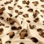 Funktions und Badeanzugstoff Recycled LSF50 Leo - hellbeige