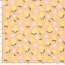 Funktions und Badeanzugstoff Recycled LSF50 Zitronen - lachs