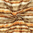 Funktions und Badeanzugstoff Recycled LSF50 Batikstreifen - braun