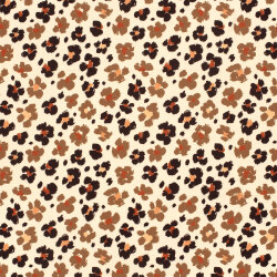 Funktions und Badeanzugstoff Recycled LSF50 Leopunkte - ziegelrot
