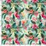 Funktions und Badeanzugstoff Recycled LSF50 exotische Pflanzen - mint