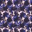 Funktions und Badeanzugstoff Recycled LSF50 Blumenschatten - dunkelblau