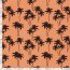 Funktions und Badeanzugstoff Recycled LSF50 Palmen - orange