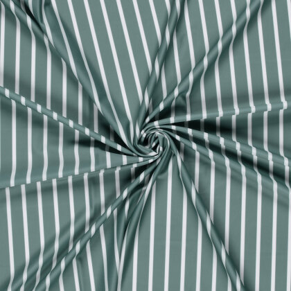 Funktions und Badeanzugstoff Recycled LSF50 Streifen - hellstahlblau