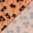 Badeshorts Wasserabweisend Palmen - orange