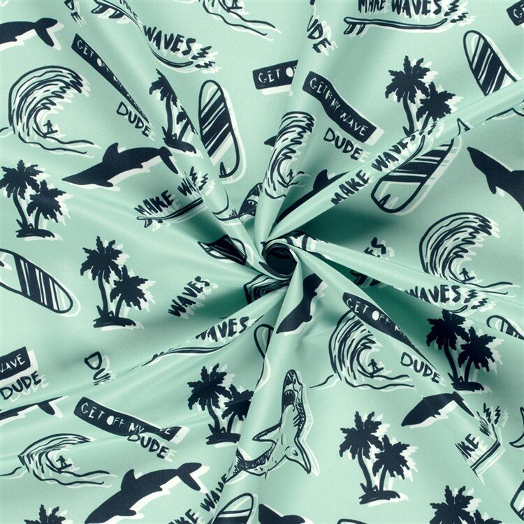 Badeshorts Wasserabweisend am Strand - mint