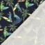 Badeshorts Wasserabweisend Dinos unter Palmen - dunkelblau