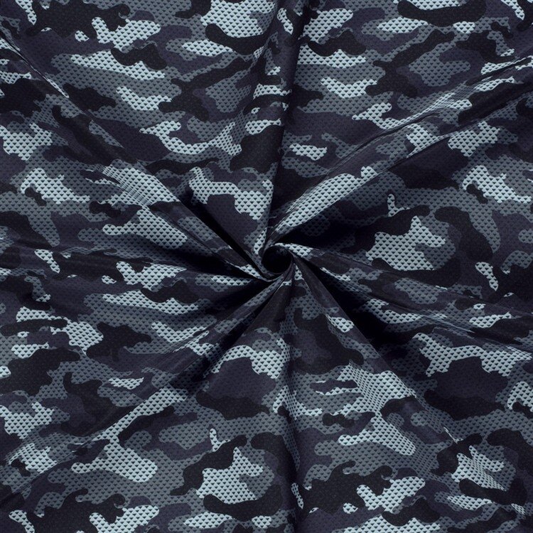 Badeshorts Wasserabweisend Camouflage - dunkelblau