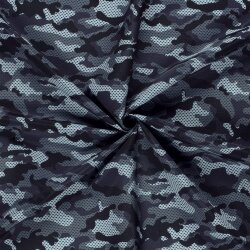 Badeshorts Wasserabweisend Camouflage - dunkelblau