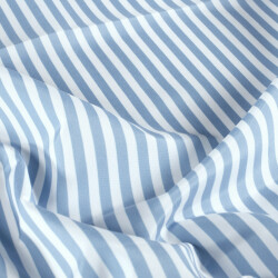 Badeshorts Wasserabweisend Streifen - babyblau