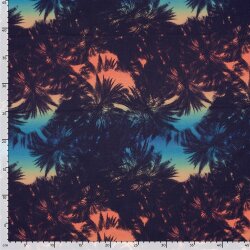 Badeshorts Wasserabweisend Palmen - dunkelblau