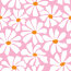 Strandtuchstoff Digital Blütenregen - rosa