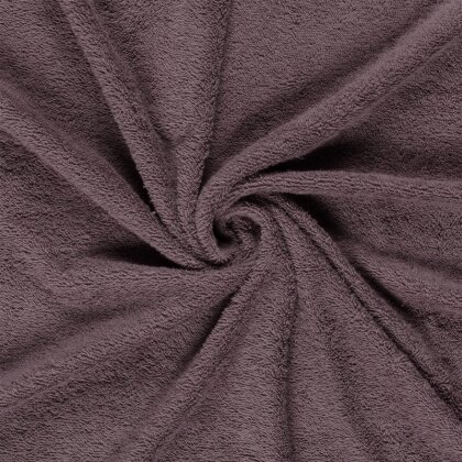 Frottee *Marie* Uni - altmauve