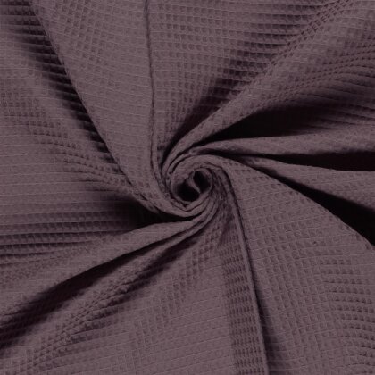 Waffelpiqué *Marie* 6mm Uni - altmauve
