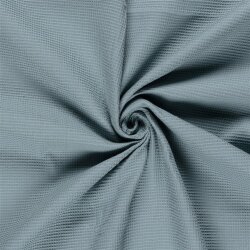 Waffelpiqué *Marie* 2mm Uni - altblau