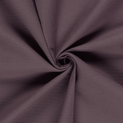Waffelpiqué *Marie* 2mm Uni - altmauve