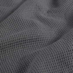 Waffelpiqué *Marie* 2mm Uni - graphitgrau