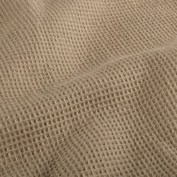 Waffelpiqué *Marie* 2mm Uni - kamelbeige