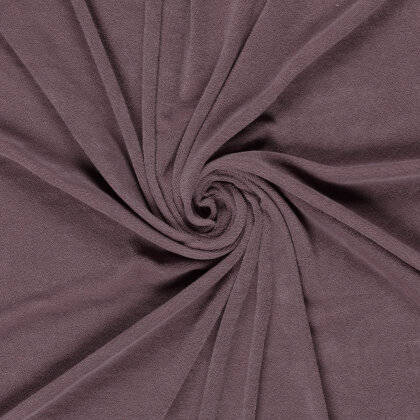 Stretch Frottee *Marie* - altmauve