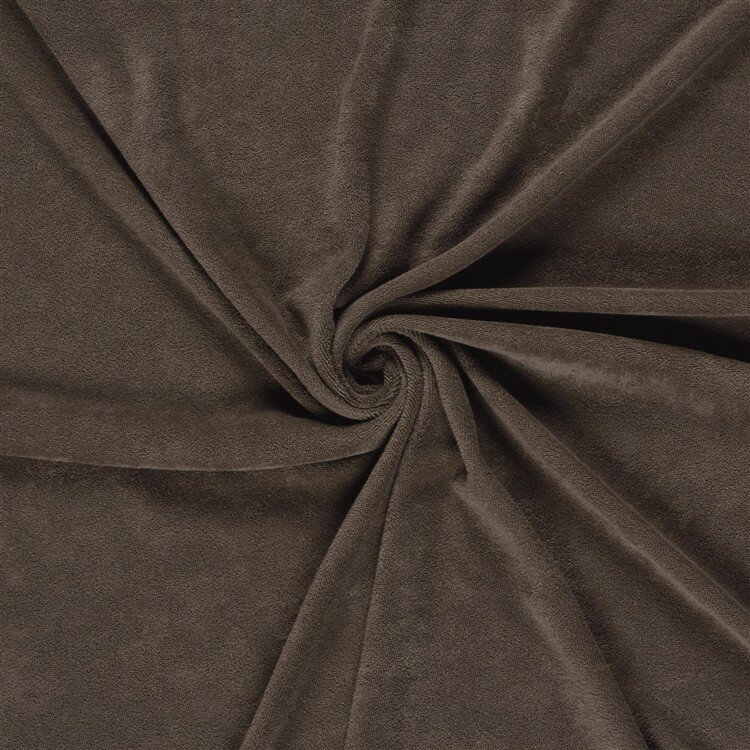 Stretch Frottee *Marie* - schoko