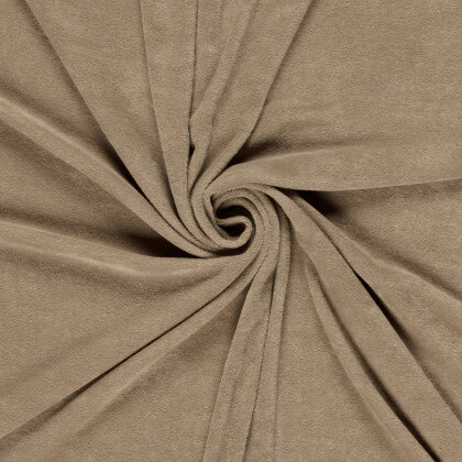 Stretch Frottee *Marie* - kamelbeige