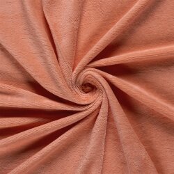 Bambus Frottee Uni *Marie* - lachs