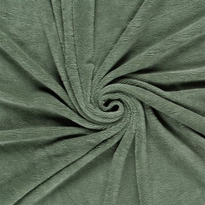 Bambus Frottee Uni *Marie* - basilikum