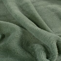 Bambus Frottee Uni *Marie* - basilikum