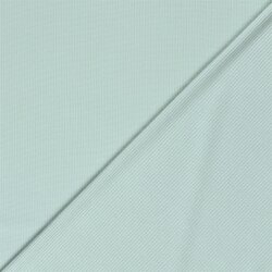 Rippenjersey *Anke* Uni - eisblau