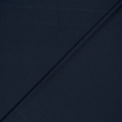 Rippenjersey *Anke* Uni - dunkelblau