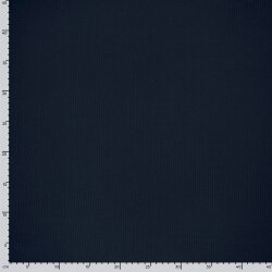 Rippenjersey *Anke* Uni - dunkelblau