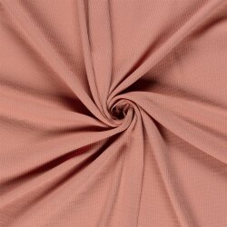 Rippenjersey *Anke* Uni - altkoralle