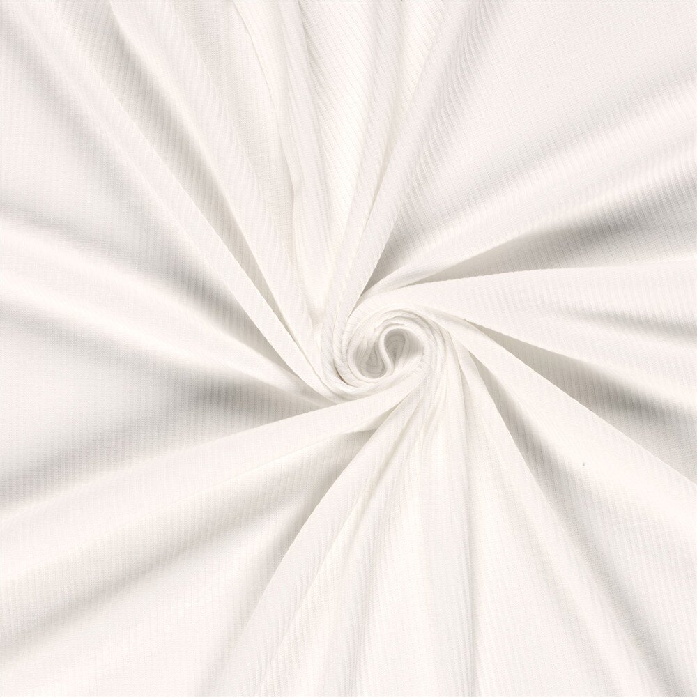 Rippenjersey *Anke* Uni - creme