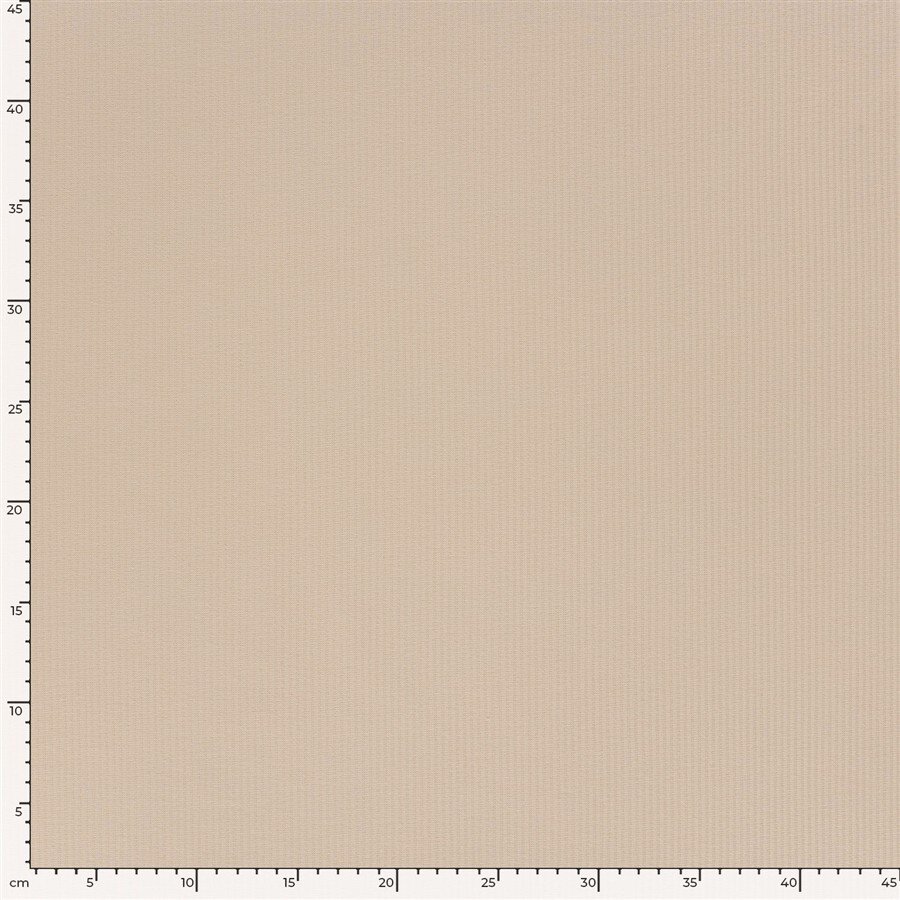 Rippenjersey *Anke* Uni - cremebeige