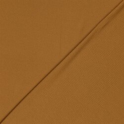 Rippenjersey *Anke* Uni - karamell