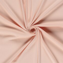Rippenjersey *Anke* Uni - softlachsrosa