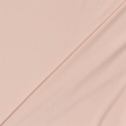 Rippenjersey *Anke* Uni - softlachsrosa
