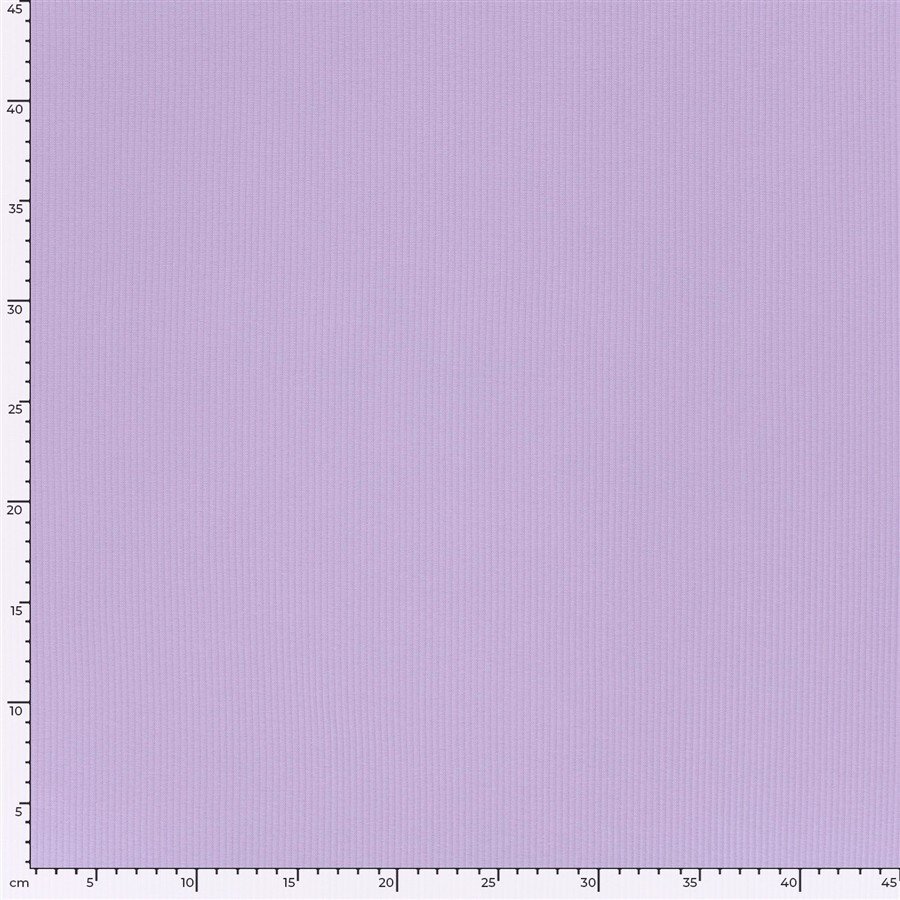 Rippenjersey *Anke* Uni - softlavendel